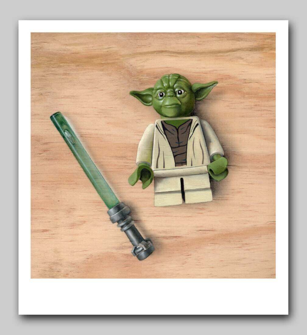 Painting of Yoda